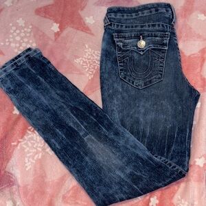 True religion boyfriend jeans lined with pink